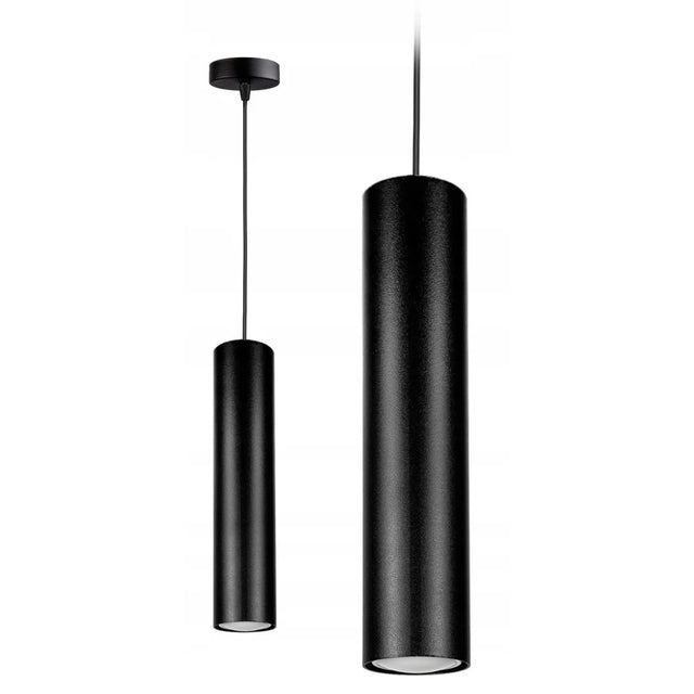 hanglamp zwart industrieel E27 met open metalen kap