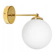 wandlamp industrieel goud wit voor woonkamer of slaapkamer