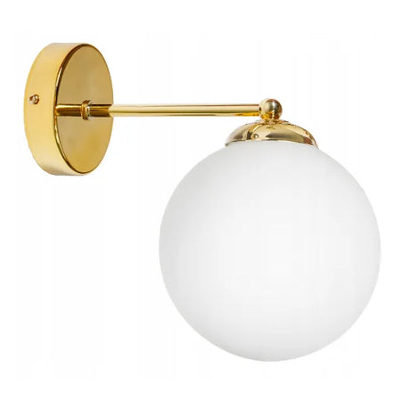 wandlamp industrieel goud wit voor woonkamer of slaapkamer