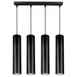 Hanglamp zwart industrieel boven eettafel Ironglow