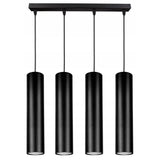 Hanglamp zwart industrieel boven eettafel Ironglow
