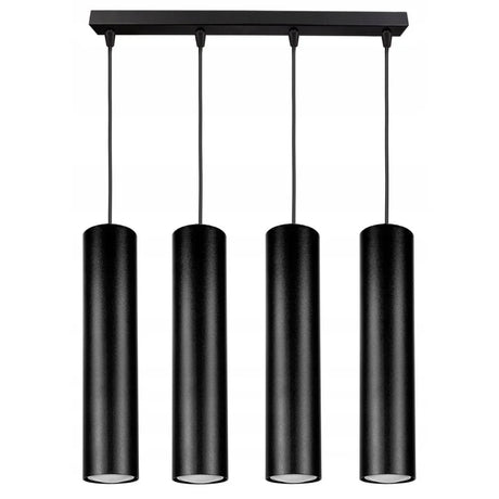 Hanglamp zwart industrieel boven eettafel Ironglow