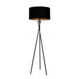 Gouden vloerlamp industrieel voor woonkamer of hal