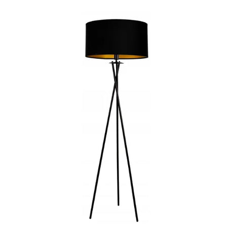 Gouden vloerlamp industrieel voor woonkamer of hal