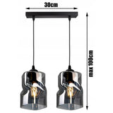 Pendelleuchte Twistlux – Industrial Design, 2-flammig