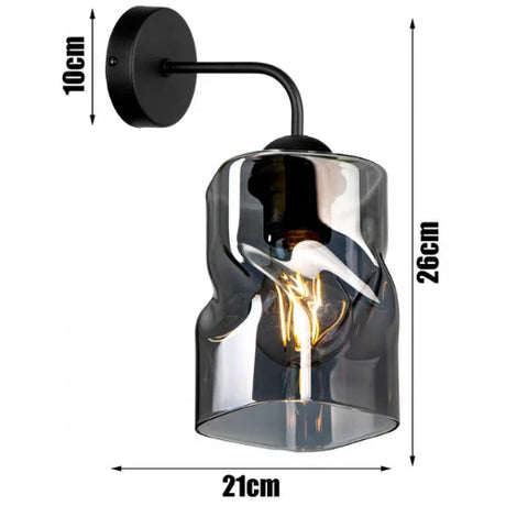 wandlamp industrieel zwart modern Twistlux voor woonkamer