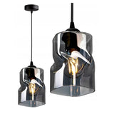 Zwarte industriële hanglamp Twistlux voor keukeneiland