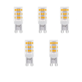 Set mit 5 G9 LED-Lampen – 3-Stufen, 3W, 250 lm, warmweiß 2700K