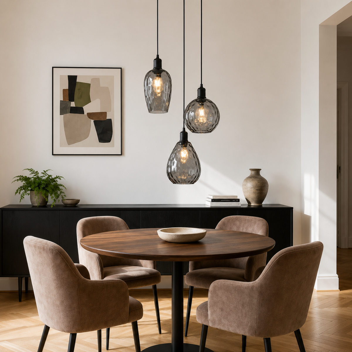 Design Hängelampe - Smoke - Almira