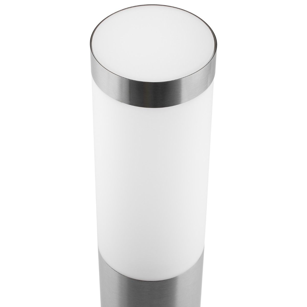 Gartenleuchte – Außenlampe aus Edelstahl – E27-Fassung – 65 cm hoch – Stehendes Modell