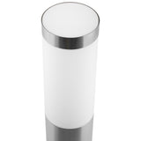 Gartenleuchte – Außenlampe aus Edelstahl – E27-Fassung – 65 cm hoch – Stehendes Modell