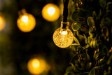 Gartenlichterkette – 100 LED-Kugeln – 21,8 m – Warmweiß 3000K – Dekorativ & Wetterfest