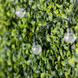 Gartenlichterkette – 100 LED-Kugeln – 21,8 m – Warmweiß 3000K – Dekorativ & Wetterfest