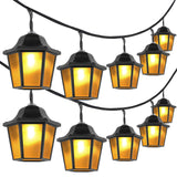 10 LED-Laternen – 3,8 m – Warmweiß 3000K – Dekorativ & Wetterfest