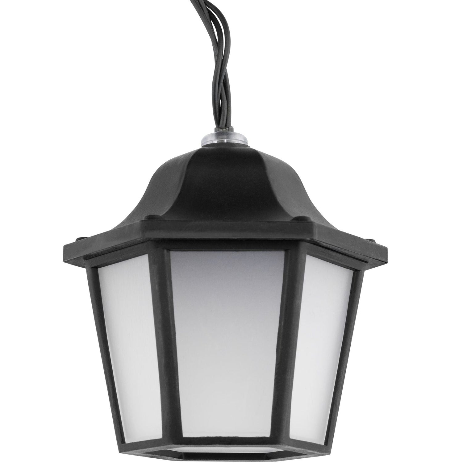 10 LED-Laternen – 3,8 m – Warmweiß 3000K – Dekorativ & Wetterfest