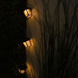 10 LED-Laternen – 3,8 m – Warmweiß 3000K – Dekorativ & Wetterfest