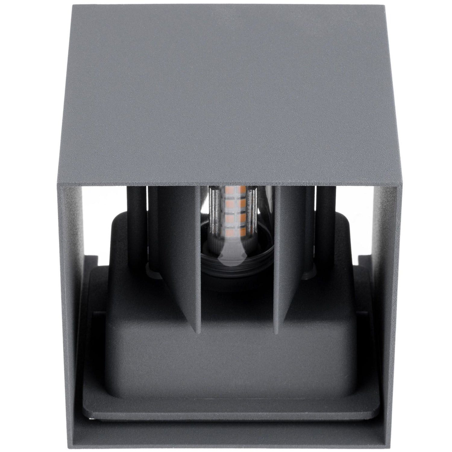 LED-Außenwandleuchte G9 – Up & Down Außenlampe, Graphit