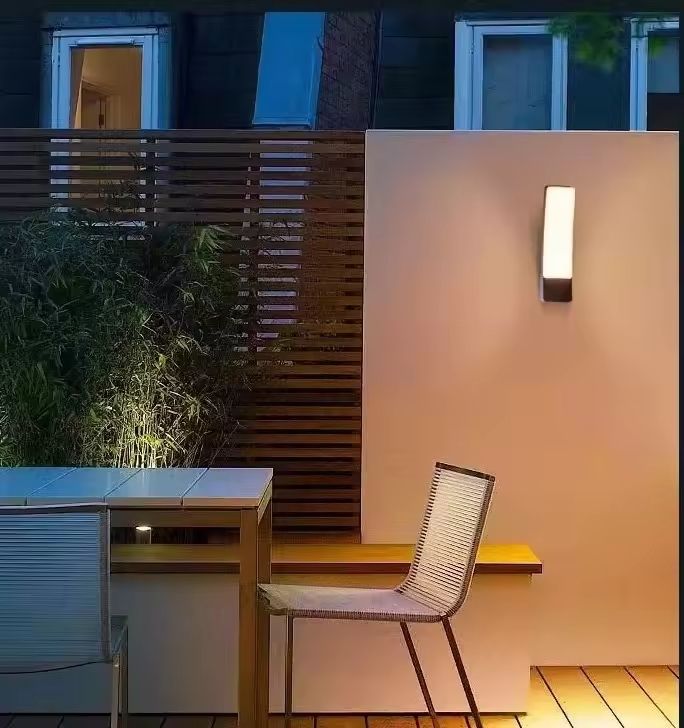 LED-Außenwandlampe 10W – Schwarz, 4000K, IP44