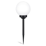Solar-LED-Gartenleuchte – Weiße Kugel 25 cm – Bodenmontage – Farbwechsel