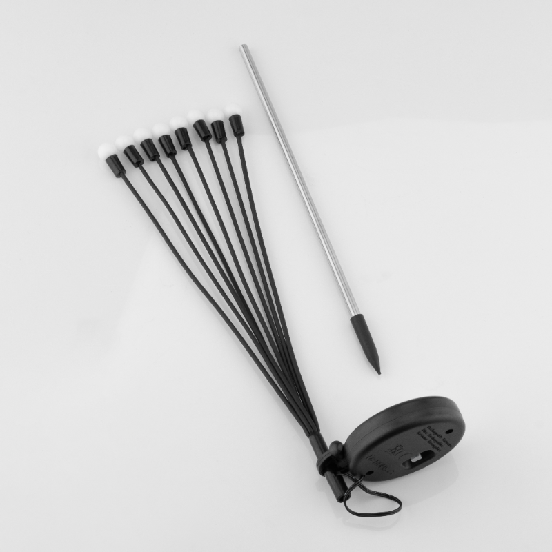 Solar-Gartenleuchte TULIO – LED – Dekorative Stecklampe – Löwenzahndesign