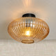 Design Deckenleuchte Rund Rauchglas Amelie