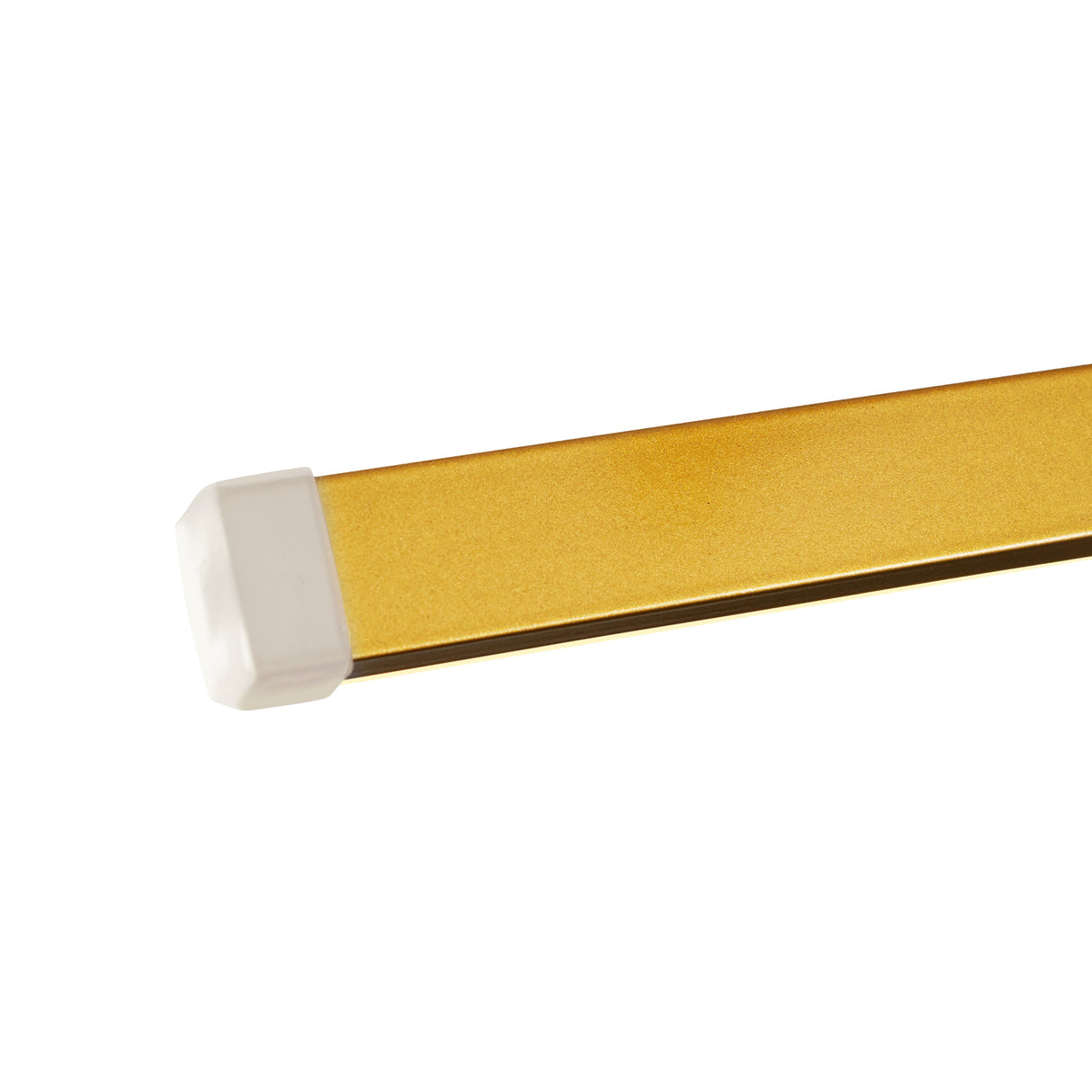 Längliche LED-Pendelleuchte Gold, wellenförmig – 3-farbig
